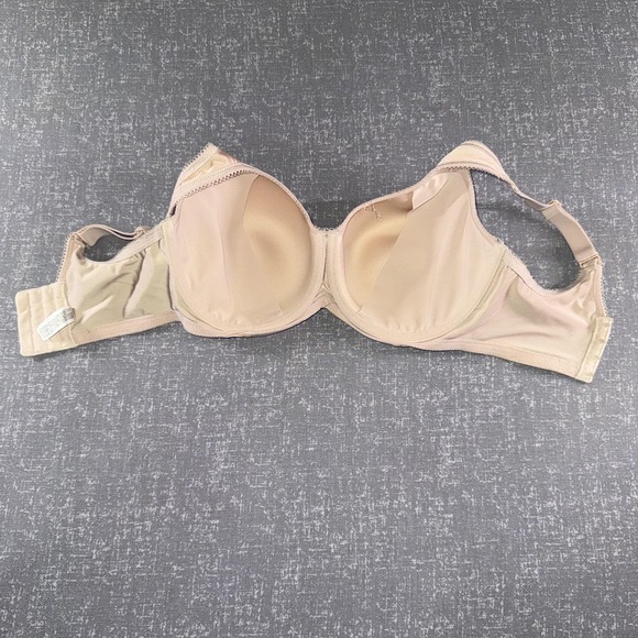 Wacoal Bra Womens 34DDD Beige T-Shirt Underwire Full Coverage Seamless 853192 - Picture 4 of 6